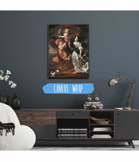 Portrait Of Three Children As Ceres Ganymede And Diana by Nicolaes Maes