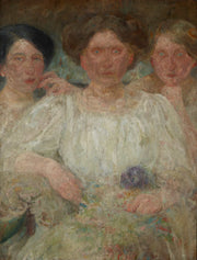 Portrait Of Three Sisters by Olga Boznanska