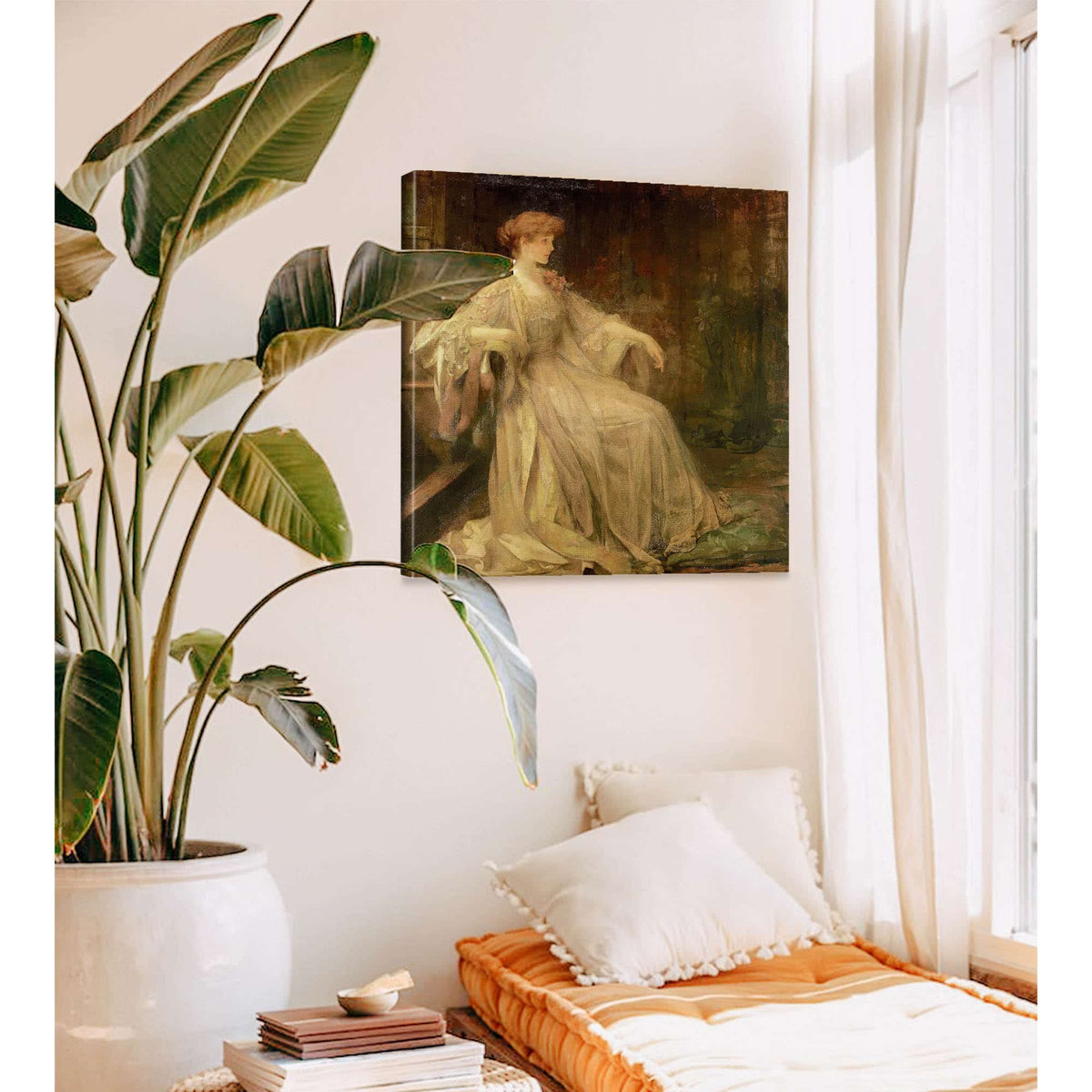 Portrait Of Violet Marchioness Of Granby by James Jebusa Shannon