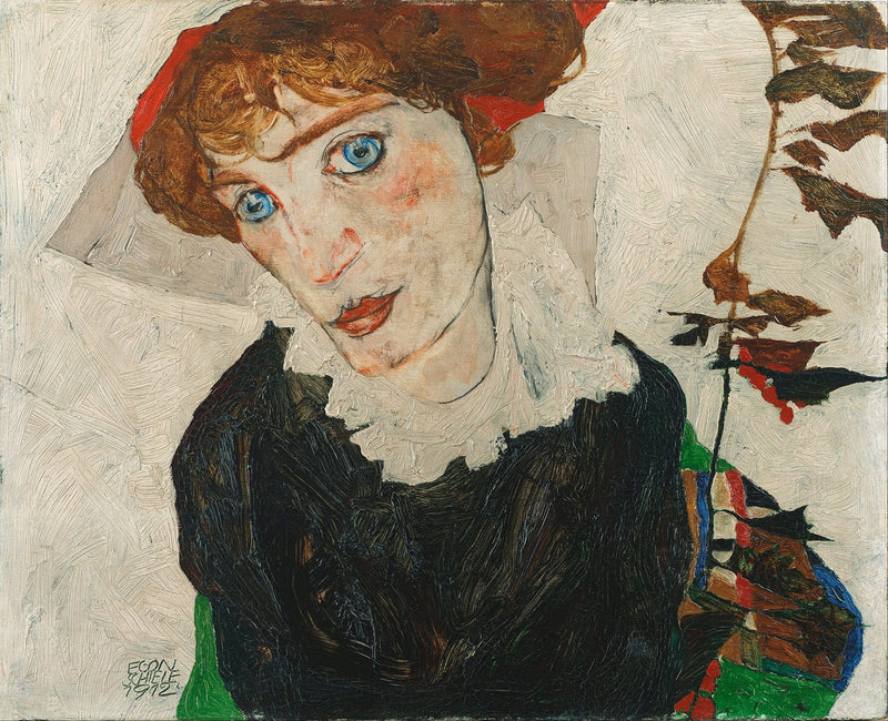 Portrait Of Wally Neuzil by Egon Schiele