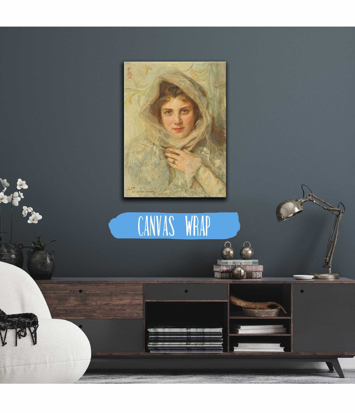 Portrait Of Wilhelmine Preetorius by Philip Alexius De Laszlo