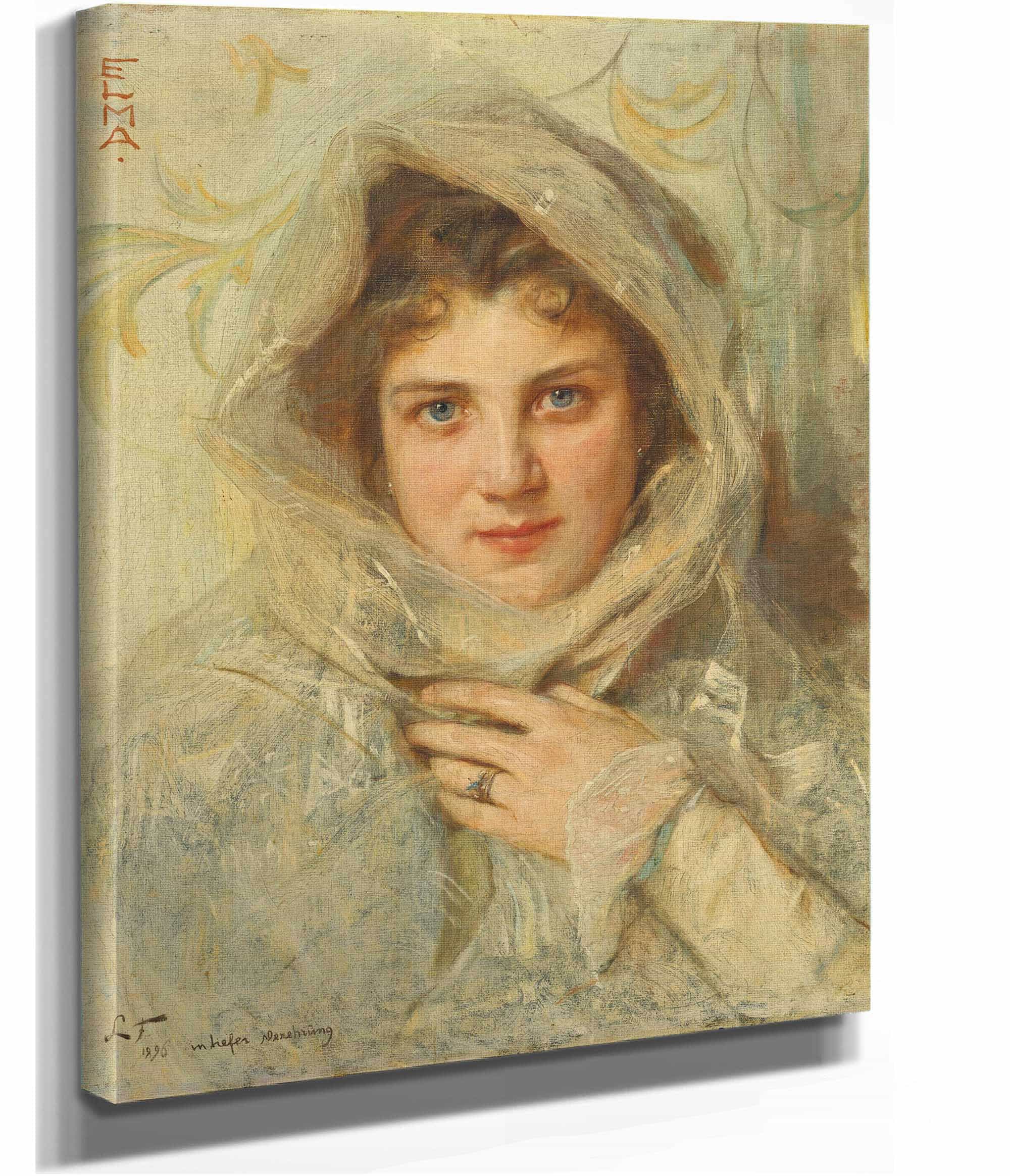 Portrait Of Wilhelmine Preetorius by Philip Alexius De Laszlo