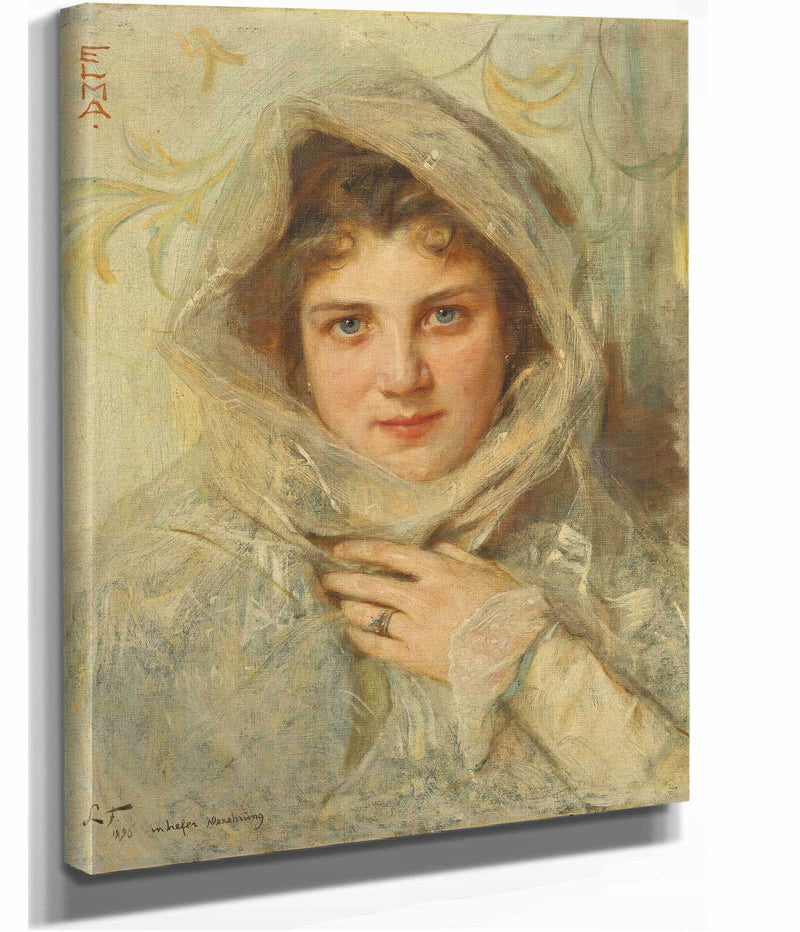 Portrait Of Wilhelmine Preetorius by Philip Alexius De Laszlo