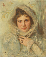 Portrait Of Wilhelmine Preetorius by Philip Alexius De Laszlo