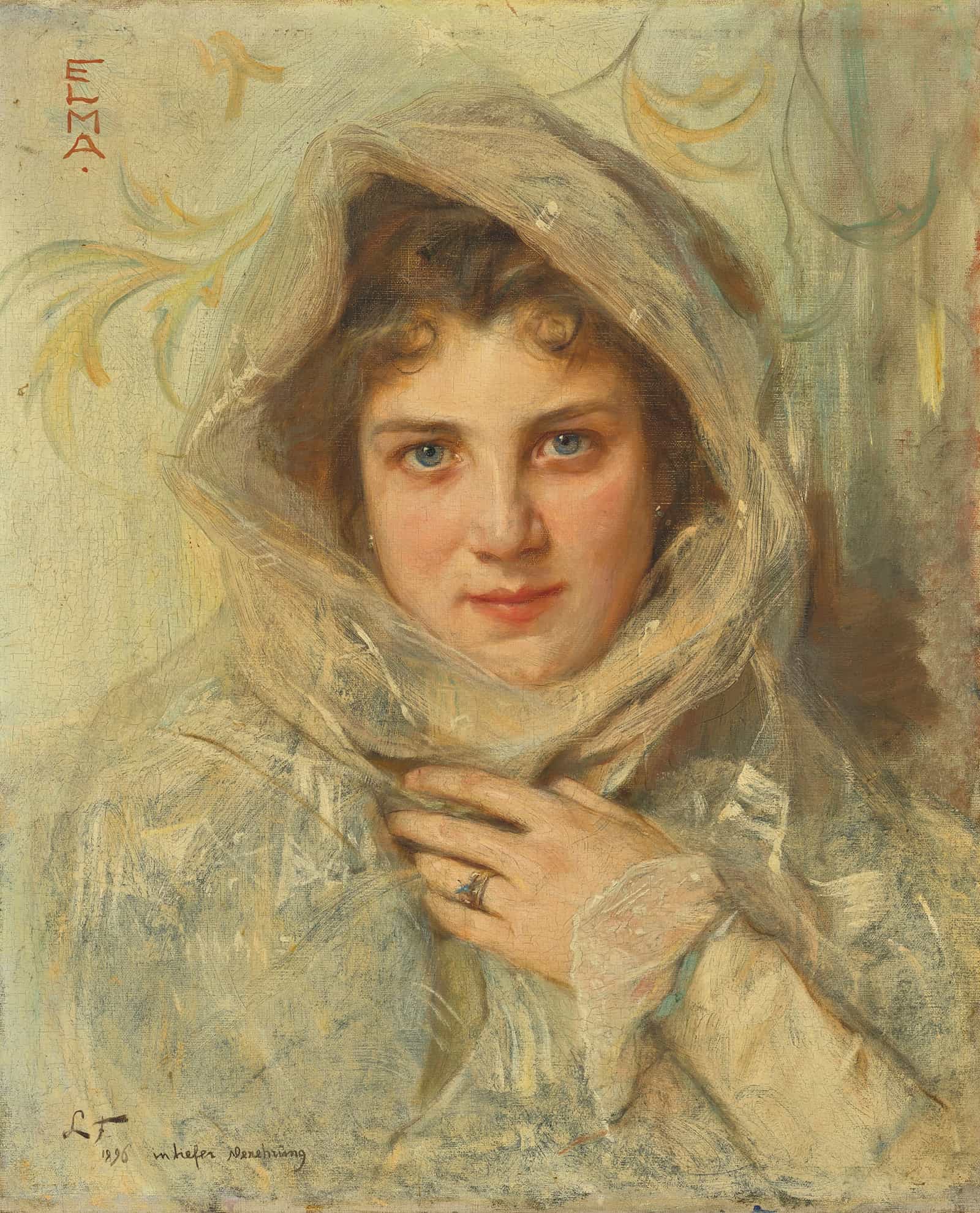 Portrait Of Wilhelmine Preetorius by Philip Alexius De Laszlo