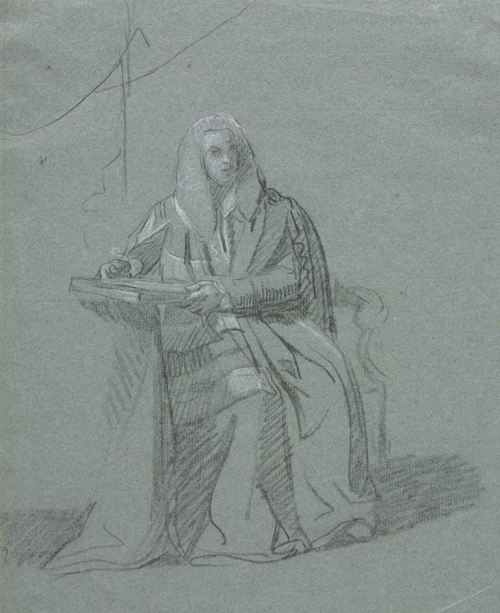 Portrait Of William Murray Earl Of Mansfield  by John Singleton Copley