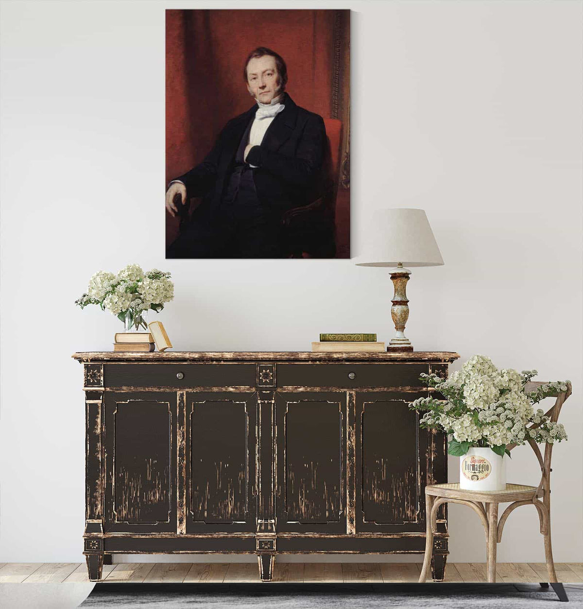 Portrait Presume De Jean Abraham Nottebohm by Ary Scheffer