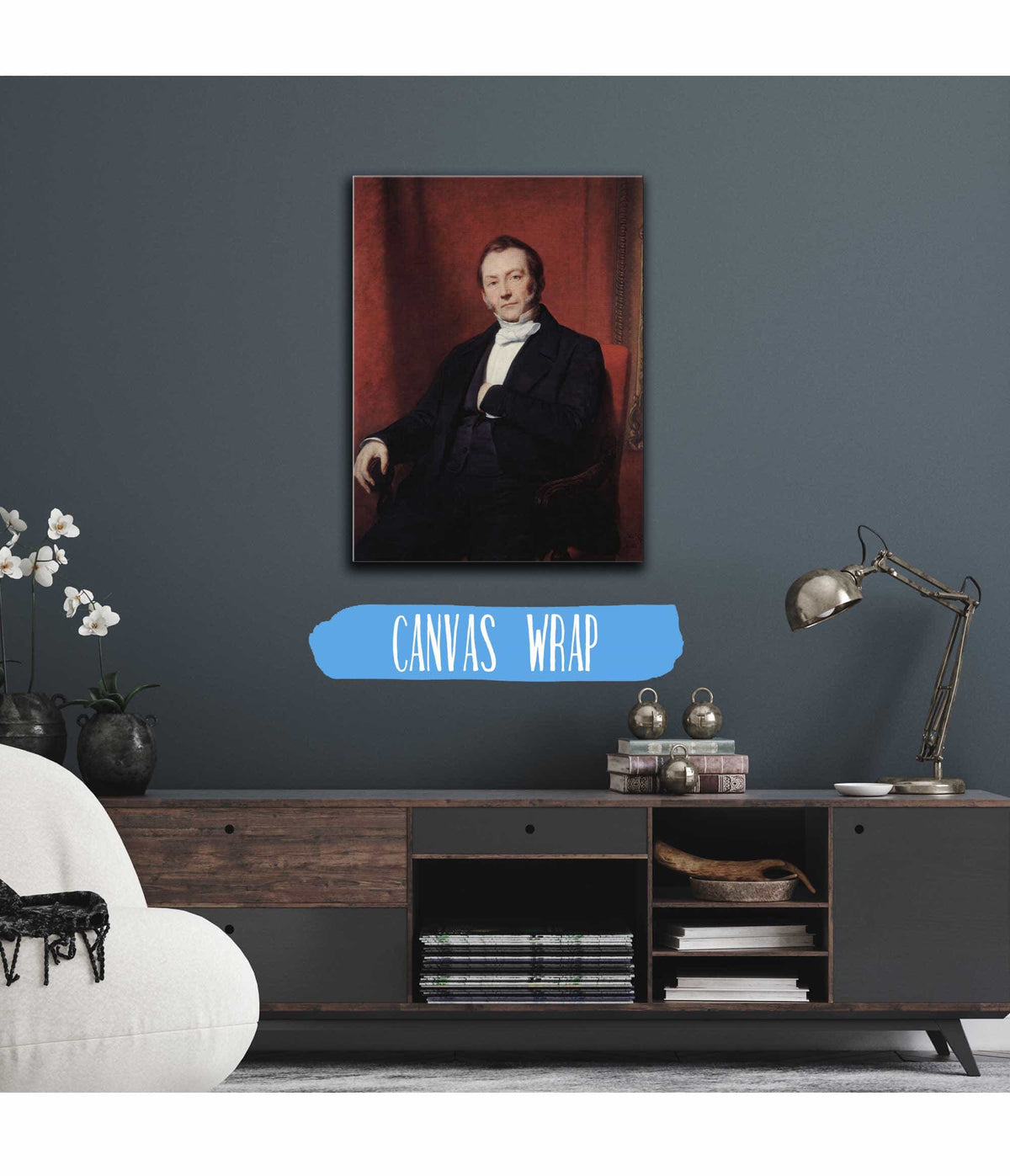 Portrait Presume De Jean Abraham Nottebohm by Ary Scheffer