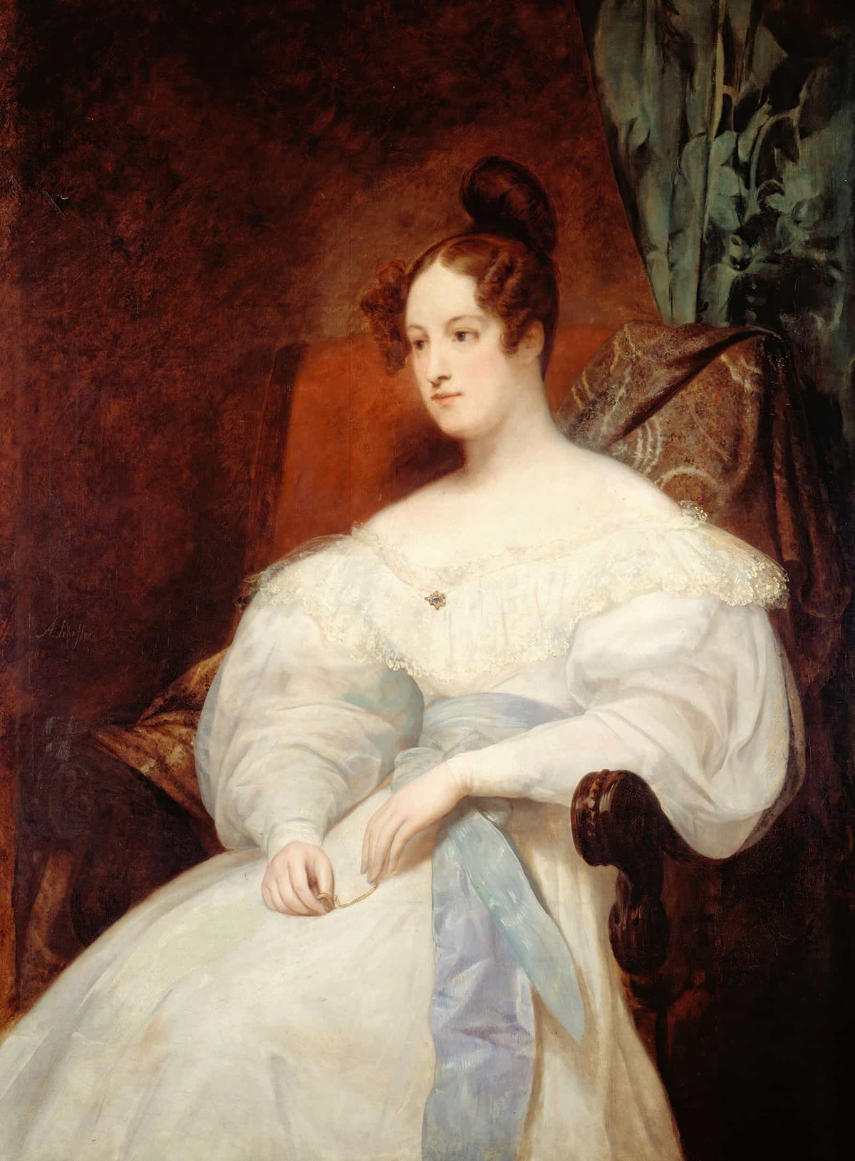 Portrait Presume De La Princesse Louise Dorleans by Ary Scheffer