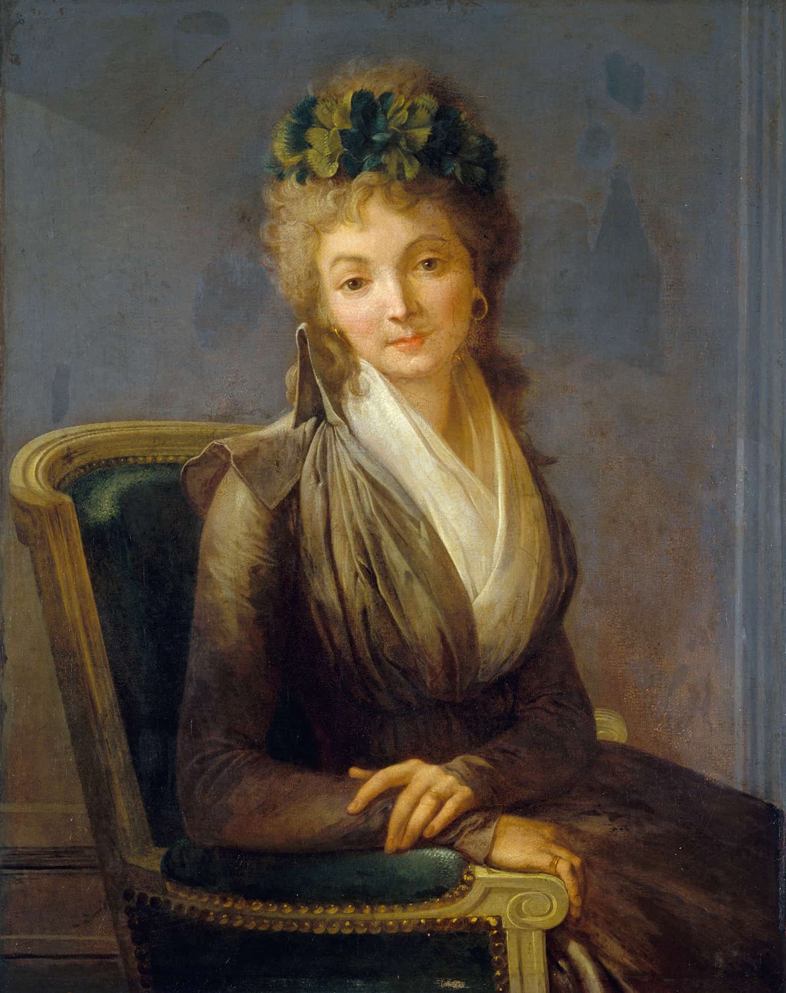 Portrait Presume De Lucile Desmoulins by Louis Leopold Boilly