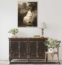 Portrait Said To Be Of Mrs Tallien And Her Daughter In A Park by Louis Leopold Boilly