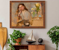 Portrait Sketch Of A Young Girl by Olga Boznanska