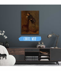 Portrait Sketch Of Sanford Gifford by Eastman Johnson