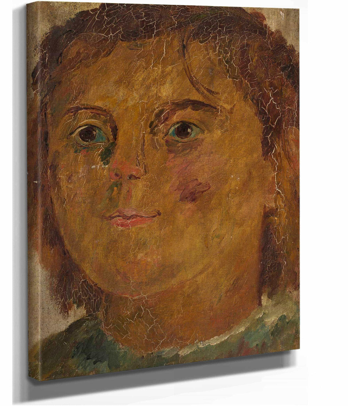 Portrait Study Of A Little Girl by Tadeusz Makowski