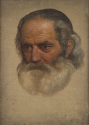 Portrait Study Of An Old Man by Adolph Tidemand