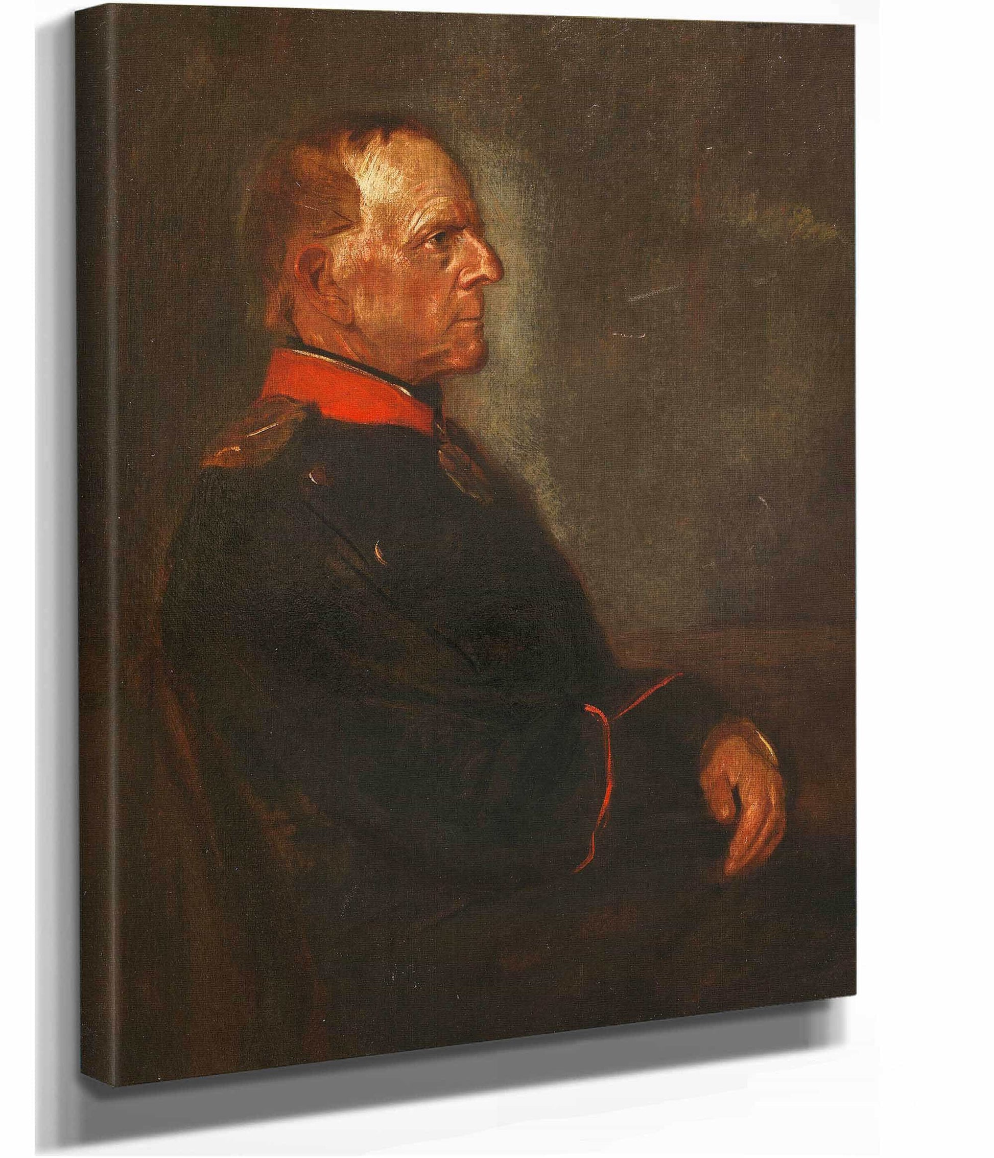 Portrat Helmut Graf Von Moltke by Franz Von Lenbach