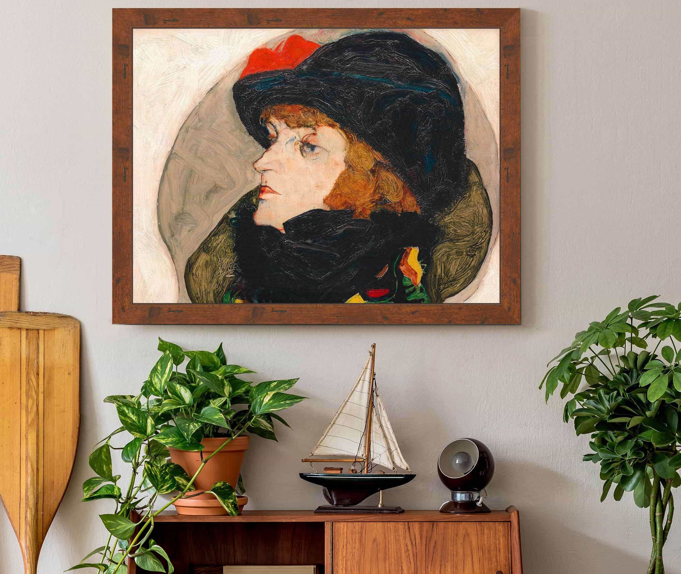 Portrat Ida Roessler by Egon Schiele
