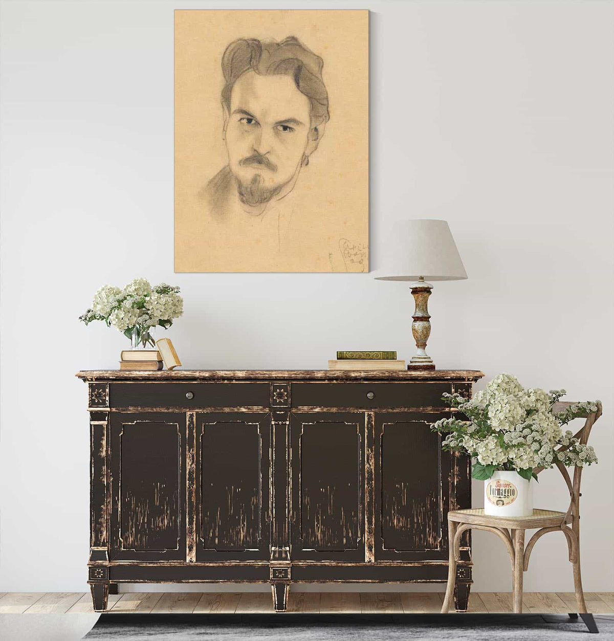 Portratstudie Anton Peschka by Egon Schiele