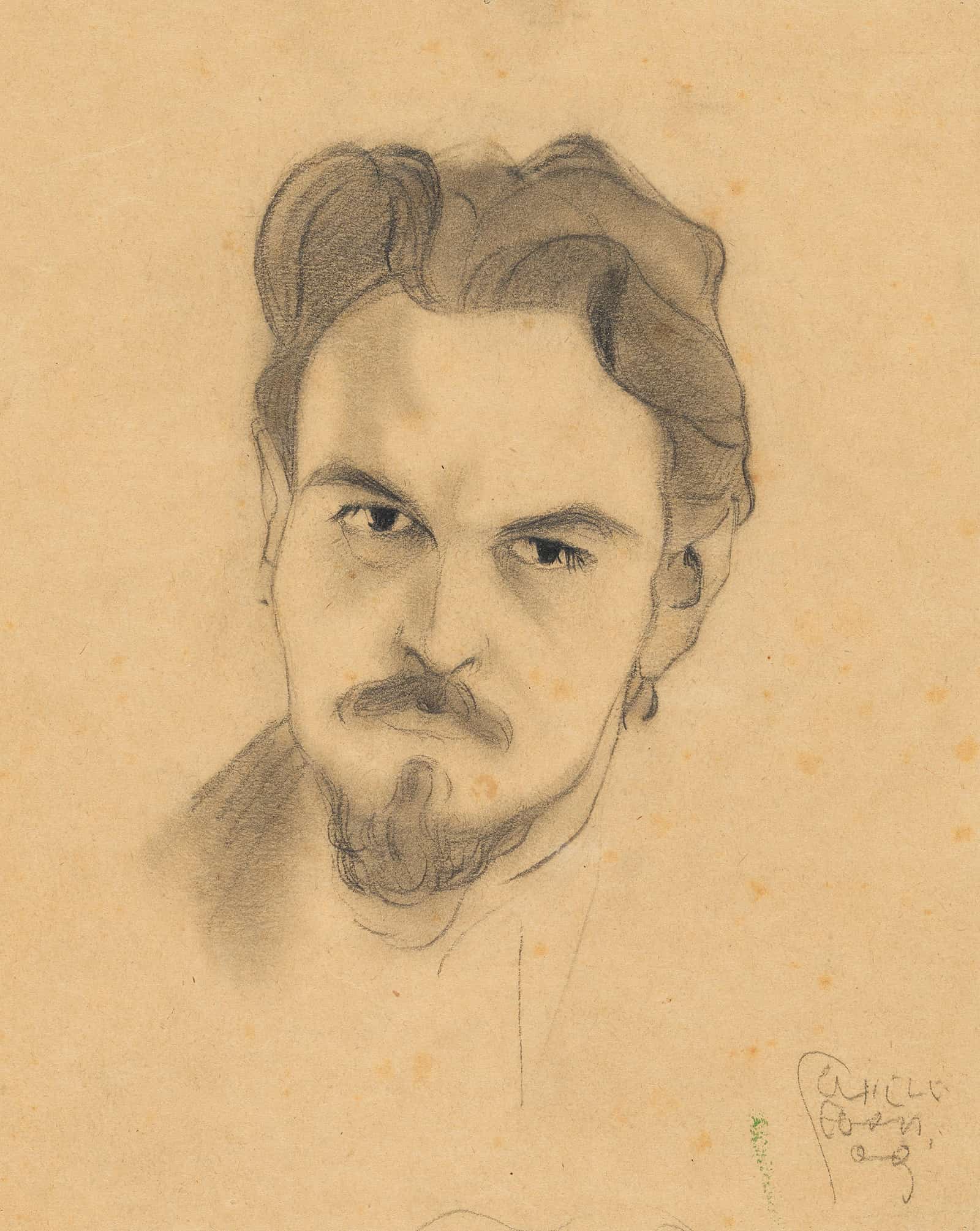 Portratstudie Anton Peschka by Egon Schiele