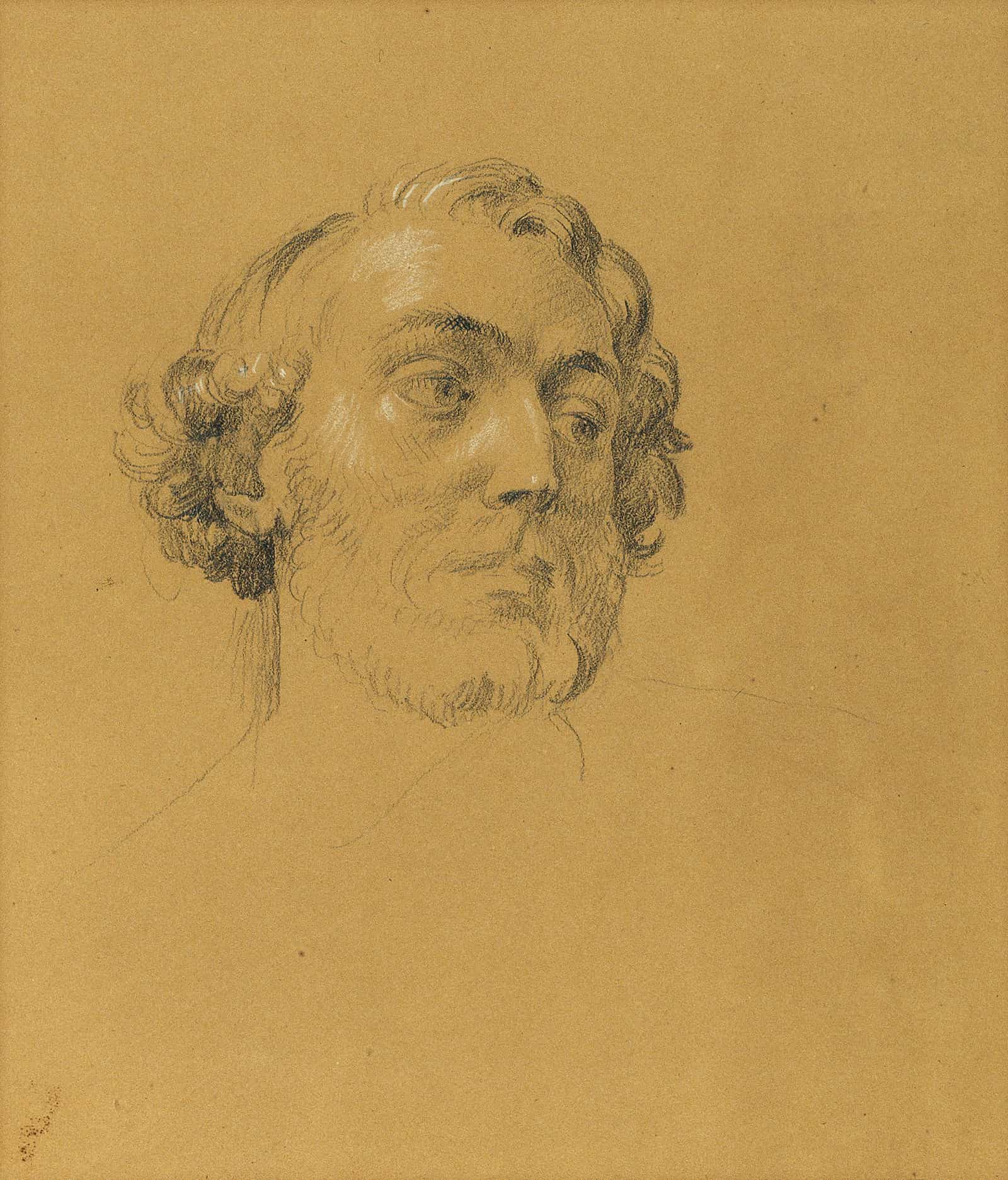 Portratstudie by Johann Peter Krafft