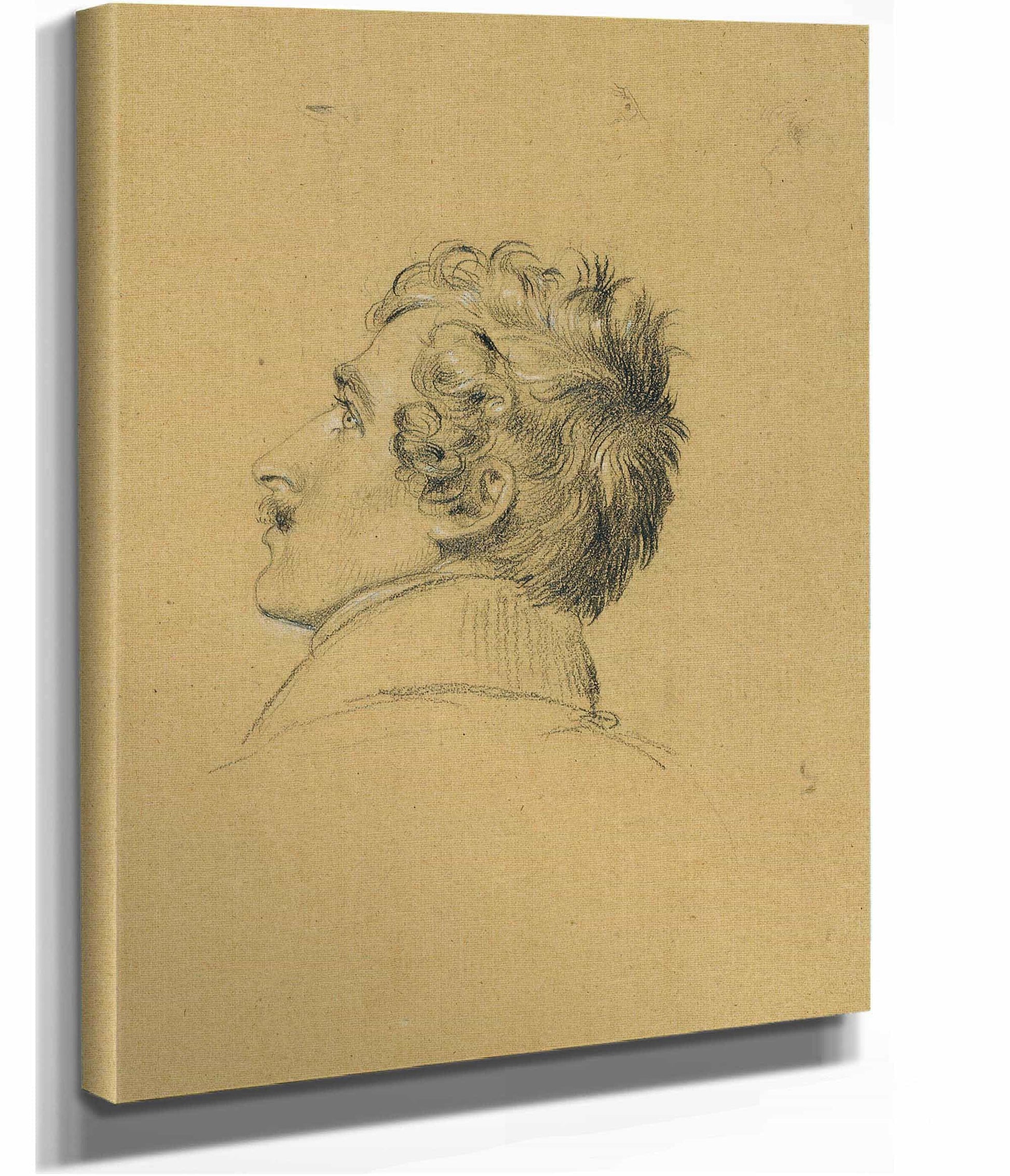Portratstudie Zu Einzug Nach Dem Pariser Frieden Before by Johann Peter Krafft