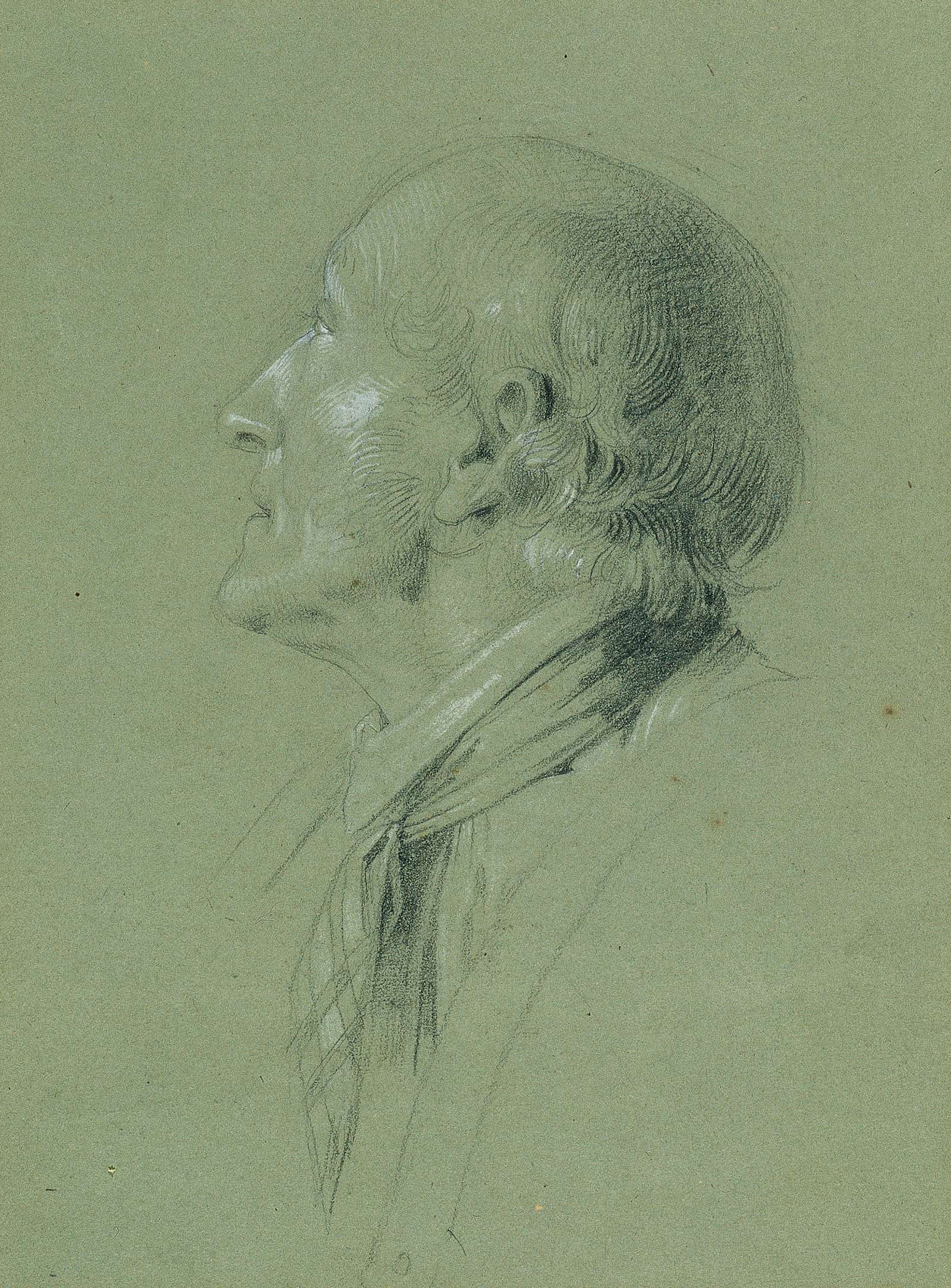 Portratstudie Zur Heimkehr Des Landwehrmannes Before by Johann Peter Krafft