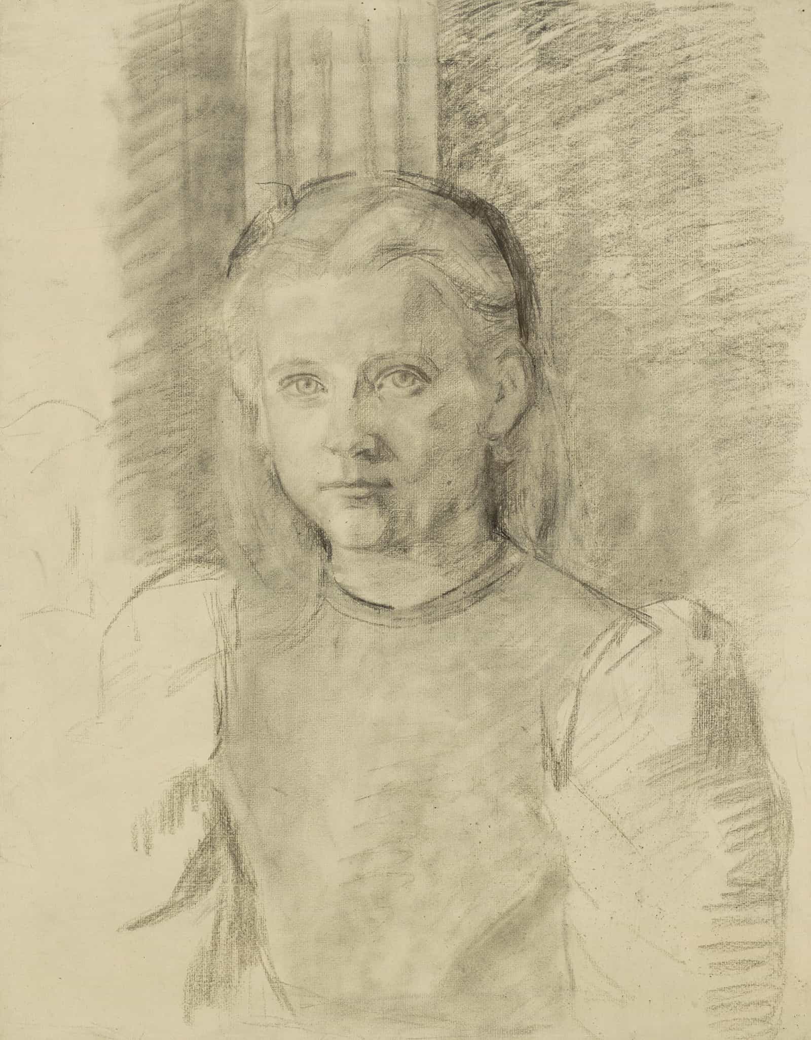 Portret Van Een Jong Meisje by Therese Schwartze