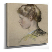 Portret Van Een Jonge Vrouw by Therese Schwartze