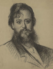 Portret Van Een Man Met Baard Van Voren by Therese Schwartze