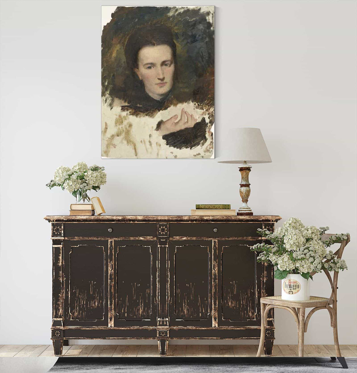 Portret Van Een Vrouw by Therese Schwartze