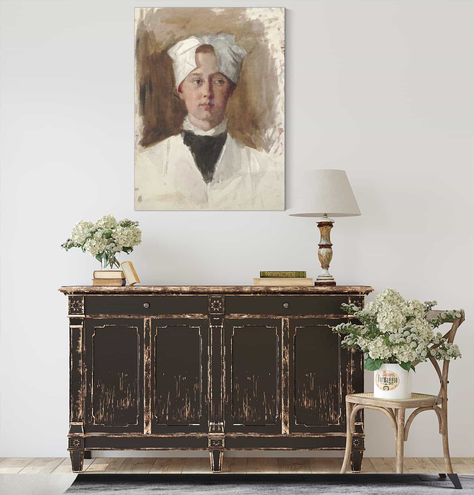 Portret Van Een Weesmeisje  by Therese Schwartze