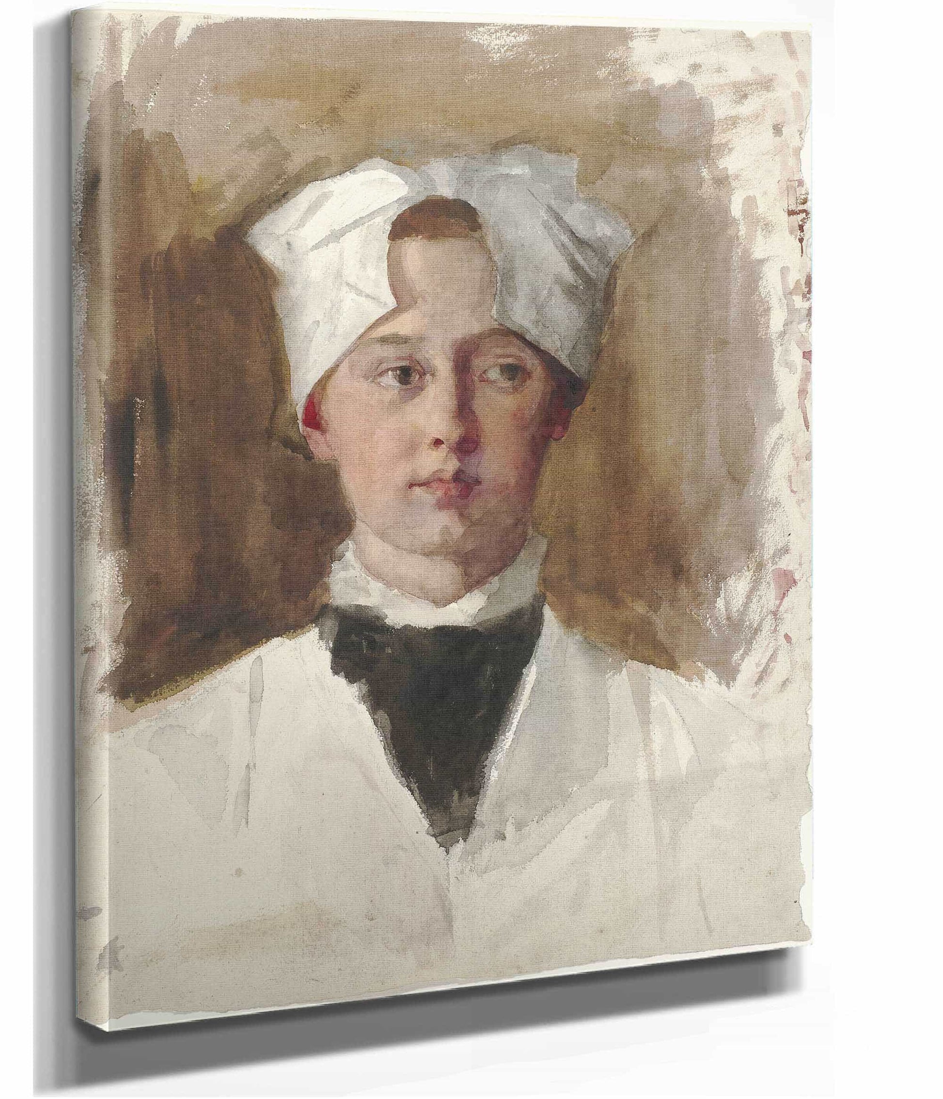 Portret Van Een Weesmeisje  by Therese Schwartze