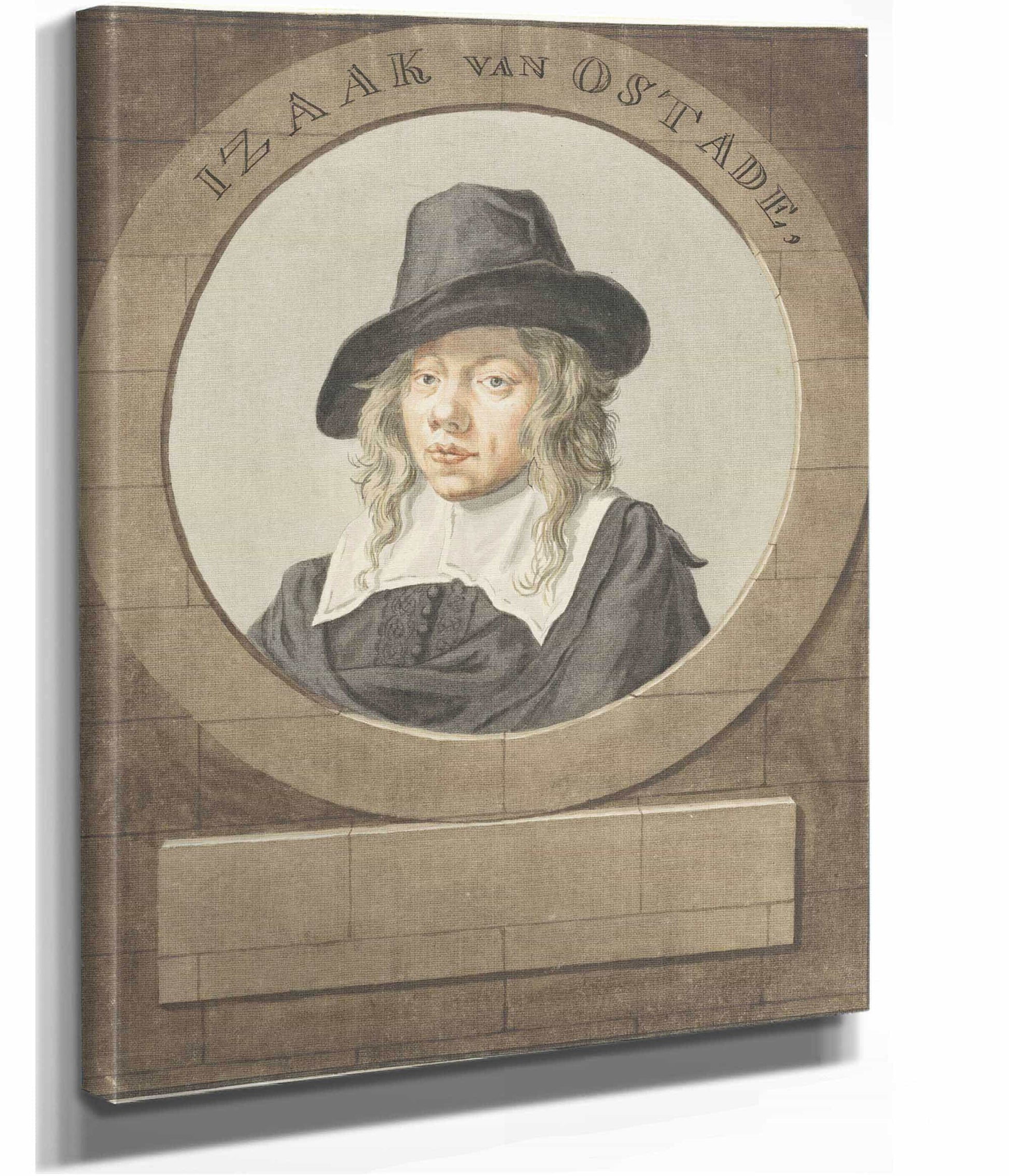 Portret Van Isaak Van Ostade  by Adriaen Van Ostade