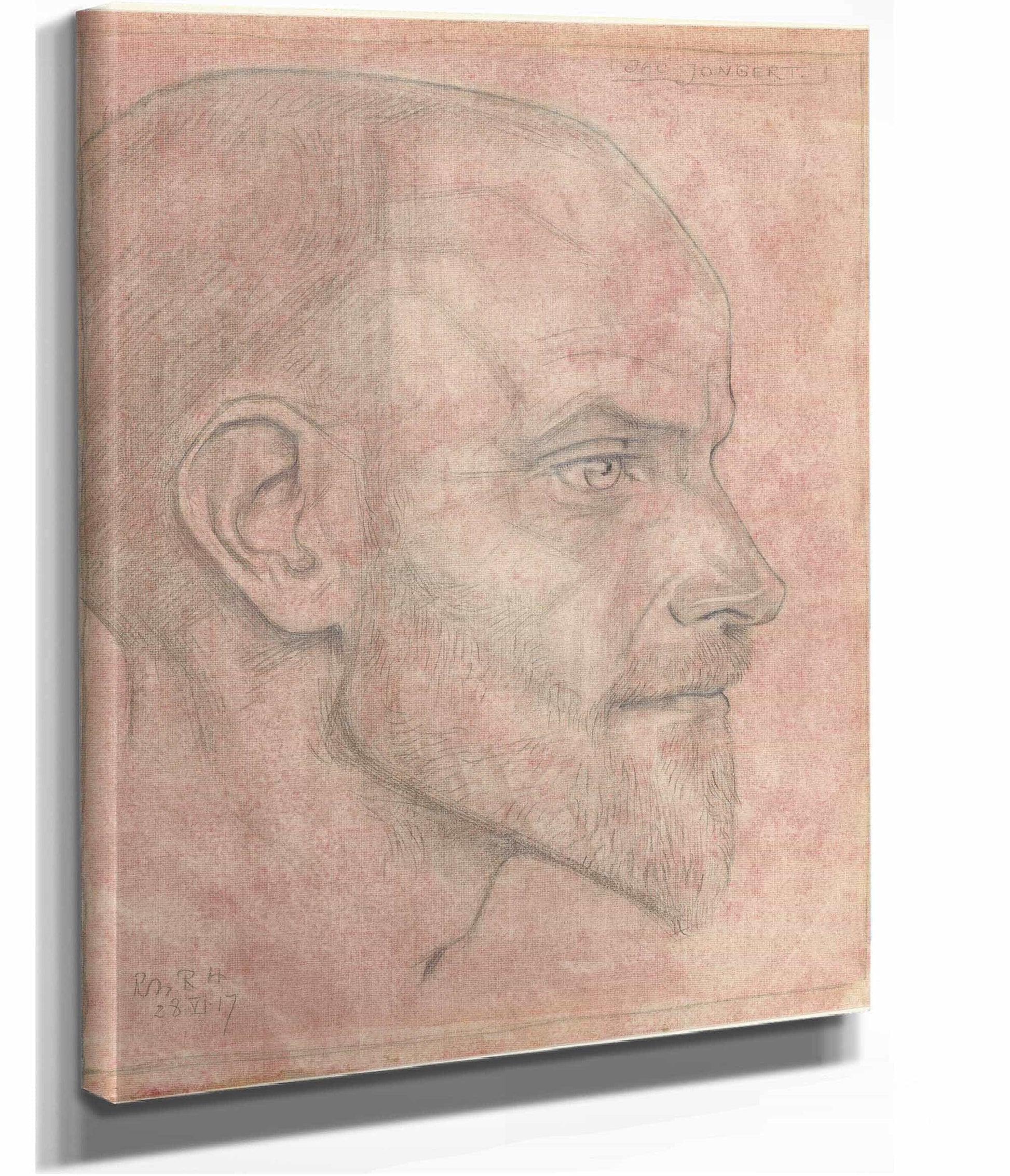 Portret Van Jac Jongert Van Opzij by Richard Nicolaus Roland Holst