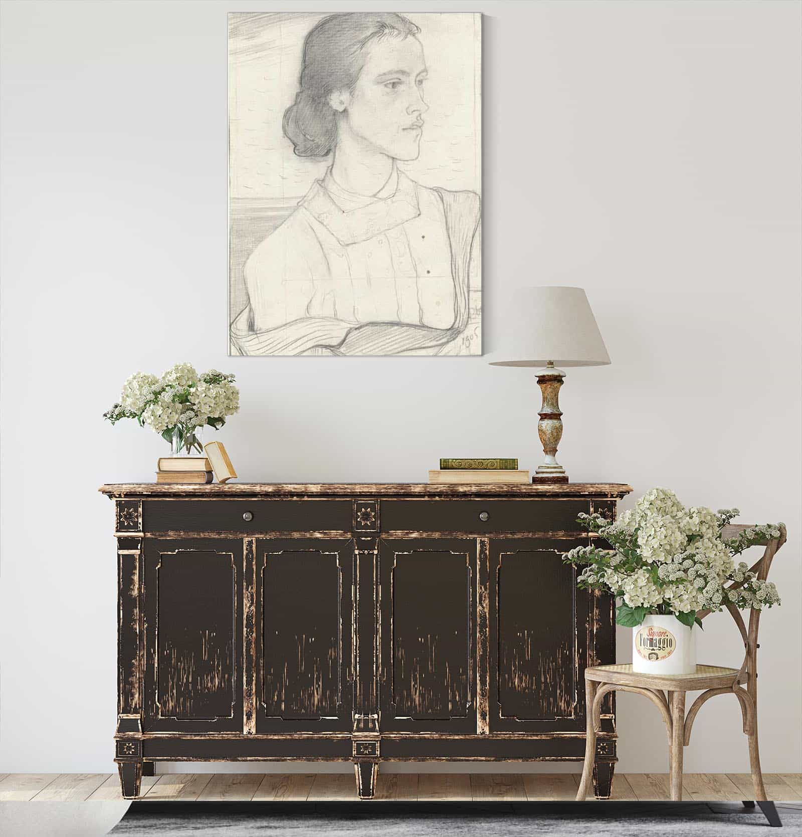 Portret Van Kootje Martinet by Richard Nicolaus Roland Holst