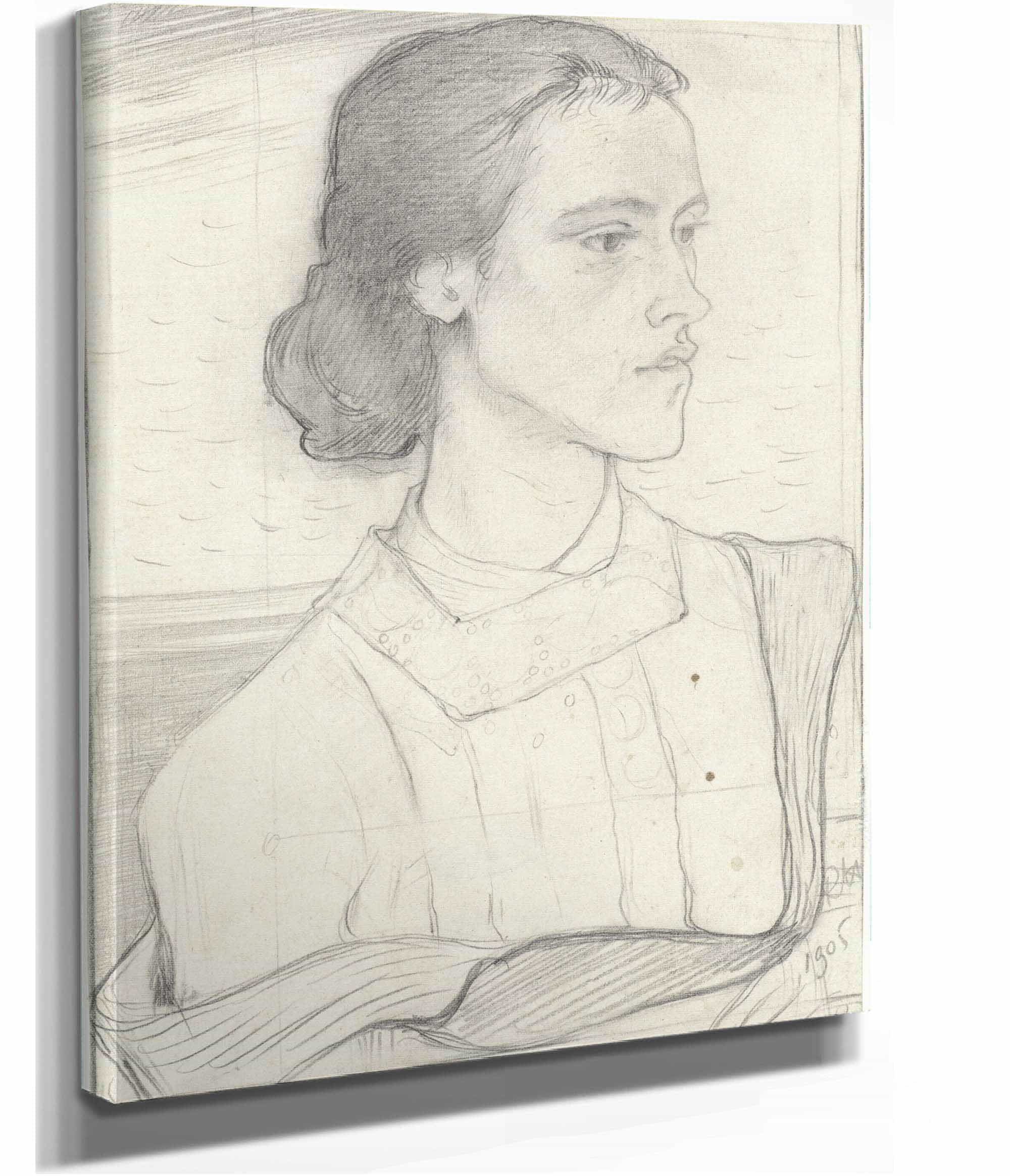 Portret Van Kootje Martinet by Richard Nicolaus Roland Holst
