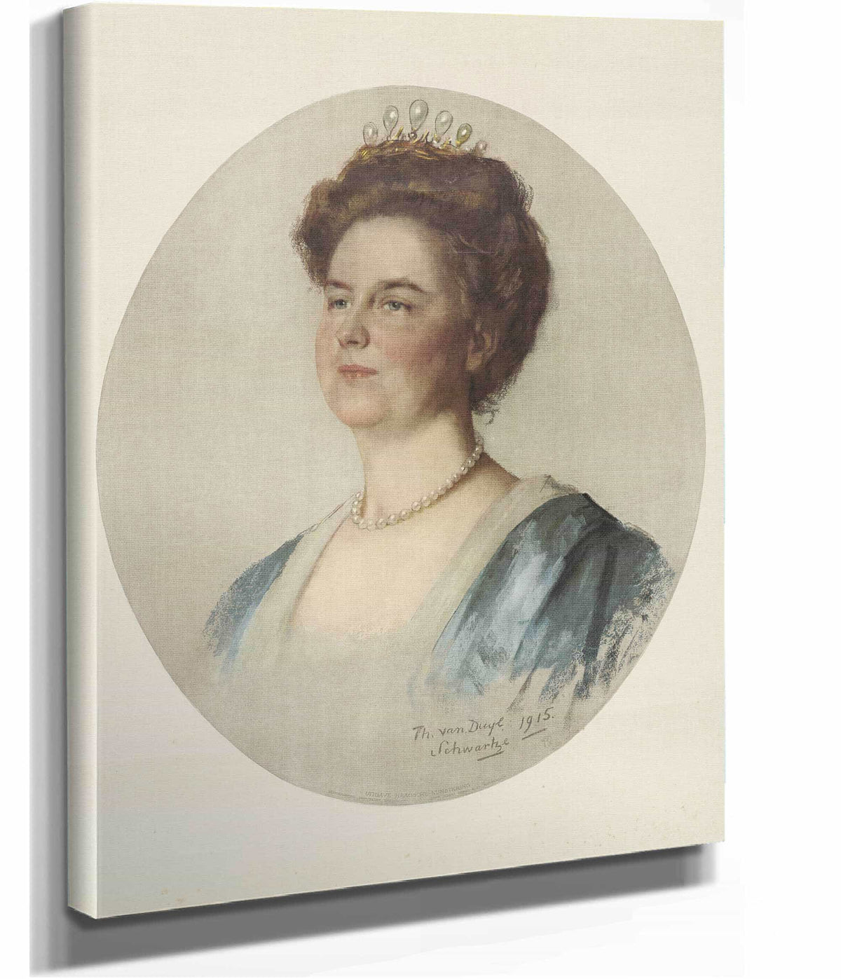 Portret Van Wilhelmina Koningin Der Nederlanden by Therese Schwartze