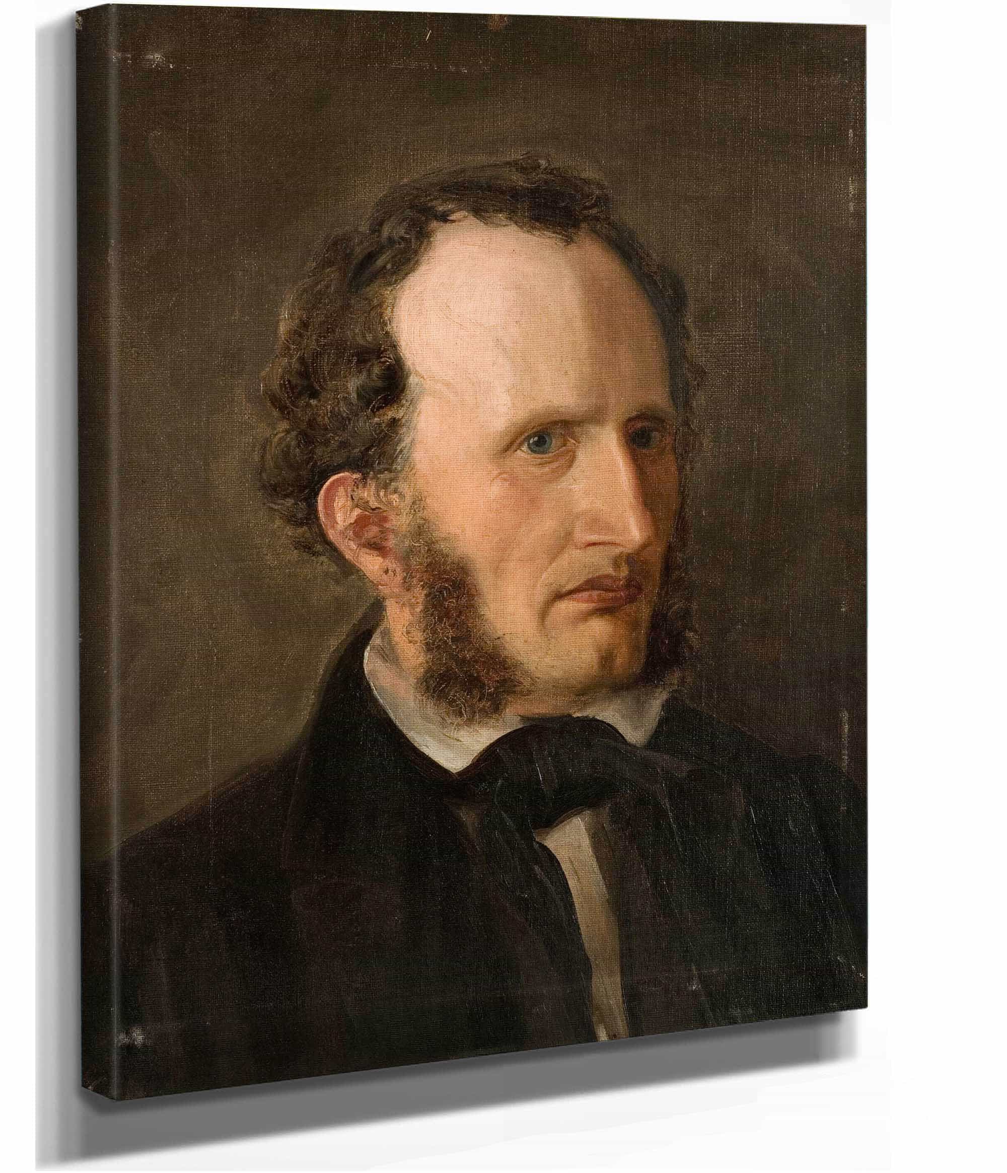 Portrett Av Kunstnerens Bror Harald by Amaldus Nielsen