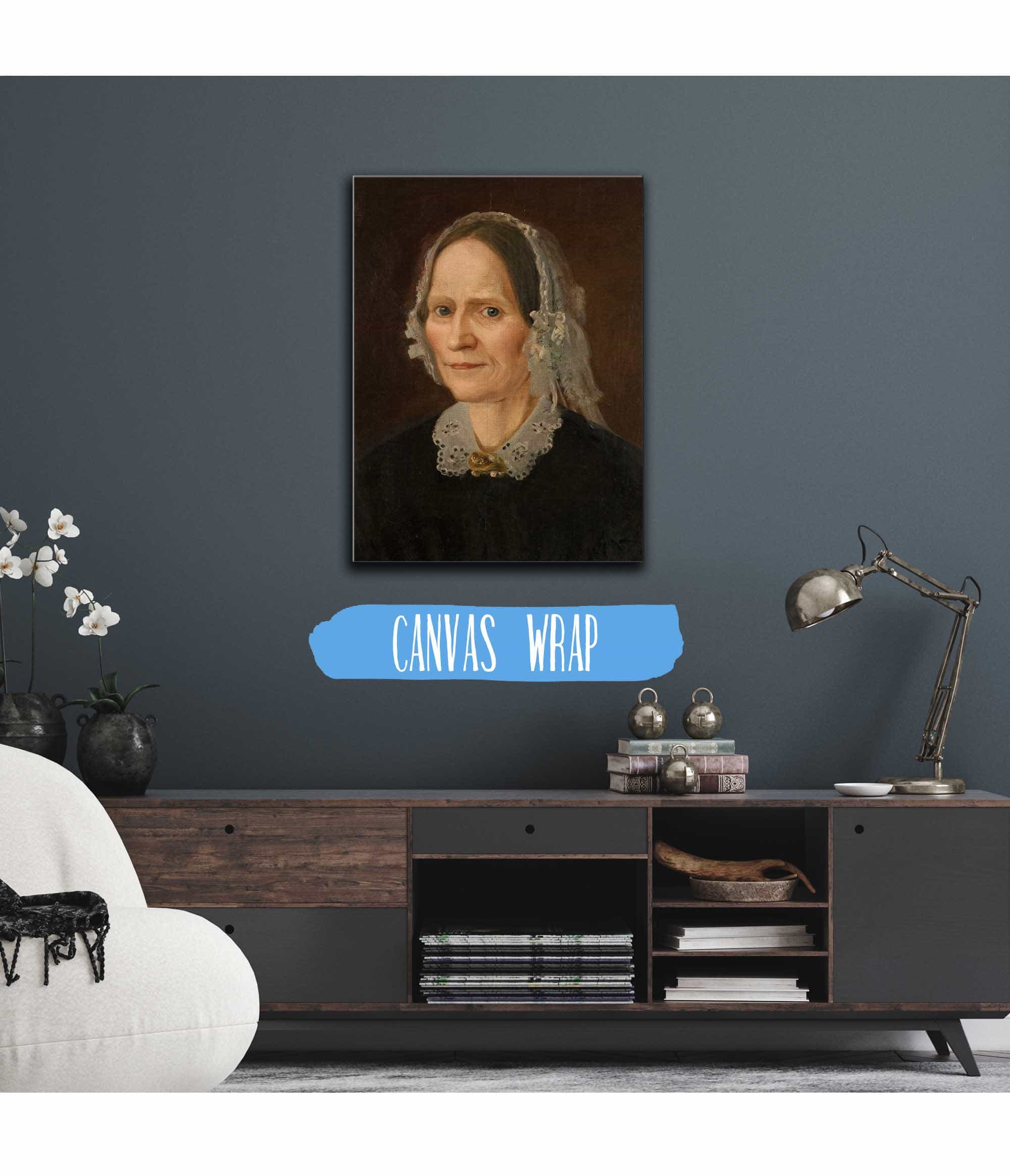 Portrett Av Kunstnerens Mor by Amaldus Nielsen