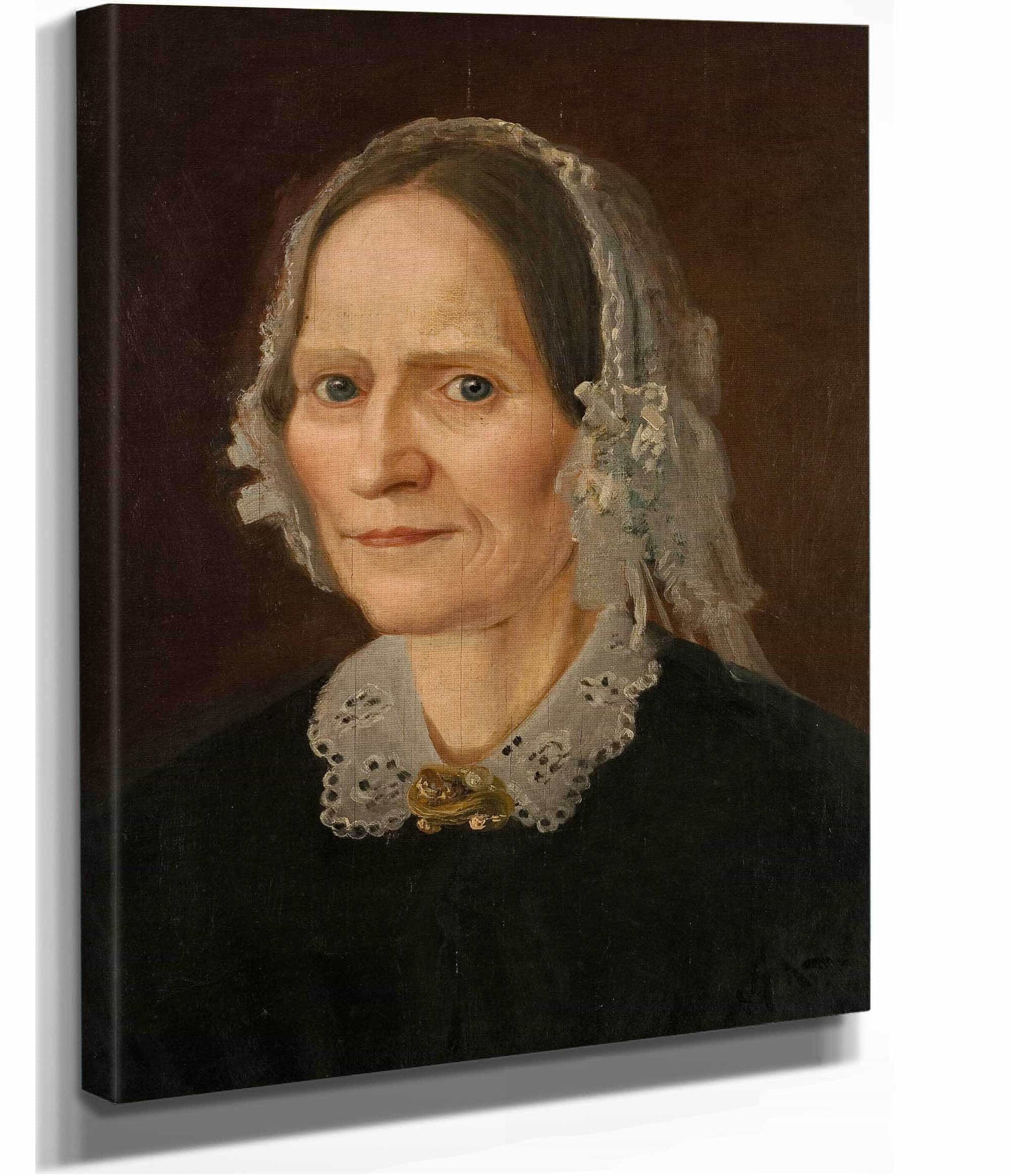 Portrett Av Kunstnerens Mor by Amaldus Nielsen