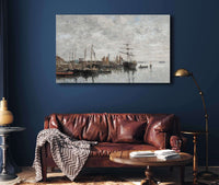 Portrieux Le Port by Eugene Boudin