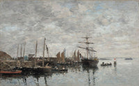 Portrieux Le Port by Eugene Boudin