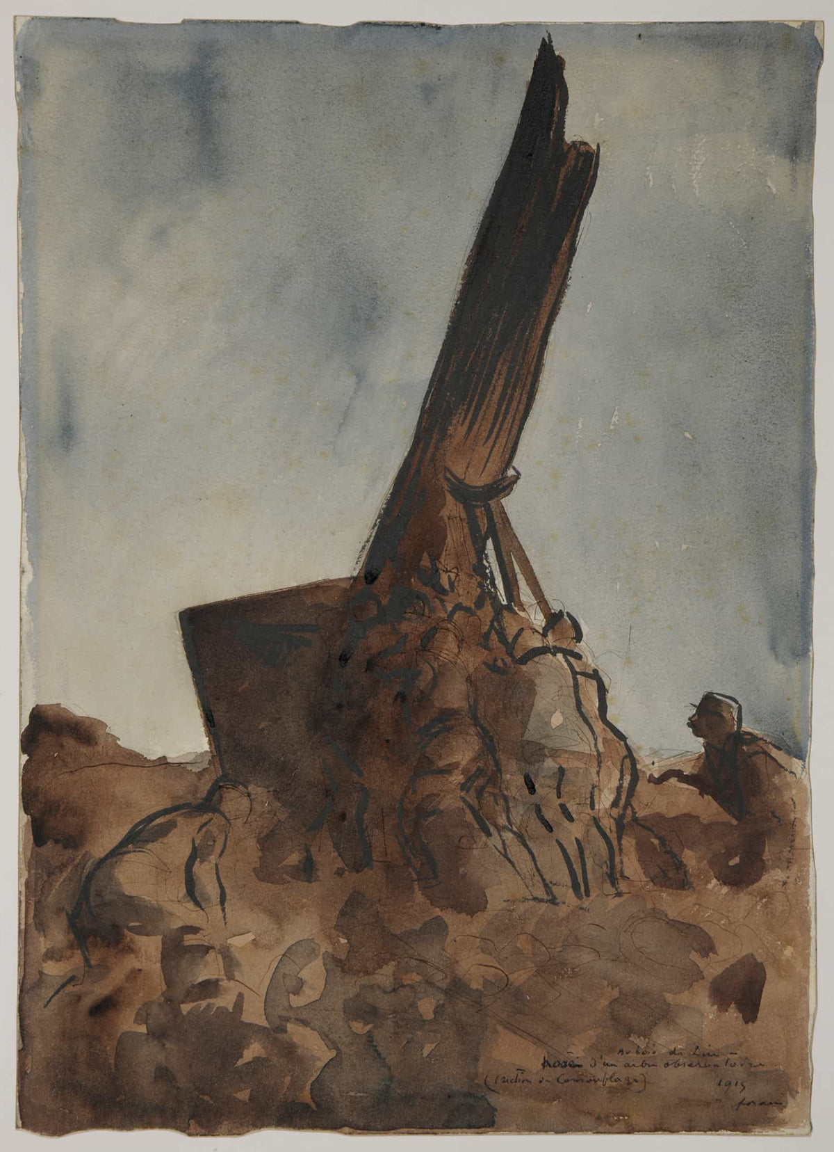 Pose Dun Observatoire Par Des Camoufleurs by Jean Louis Forain