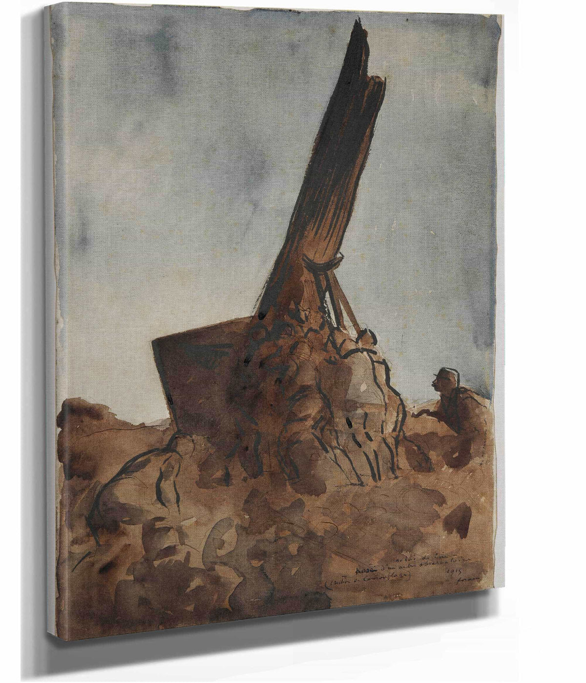 Pose Dun Observatoire Par Des Camoufleurs by Jean Louis Forain