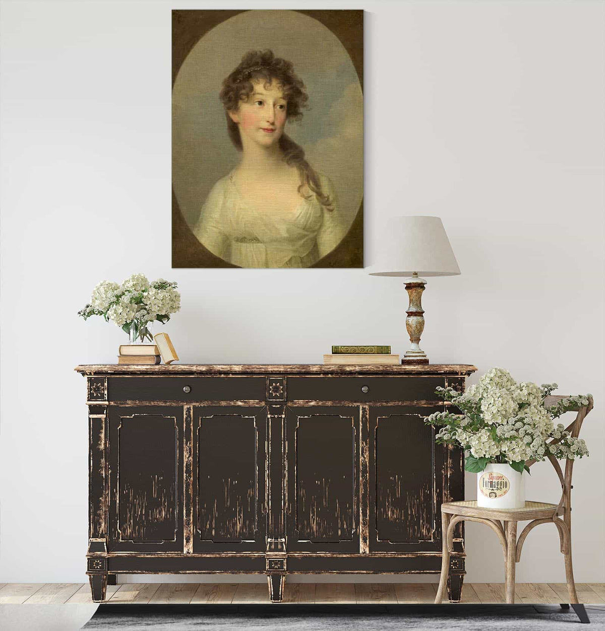 Possibly Franciska Krasinska Duchess Of Courland by Angelica Kauffmann