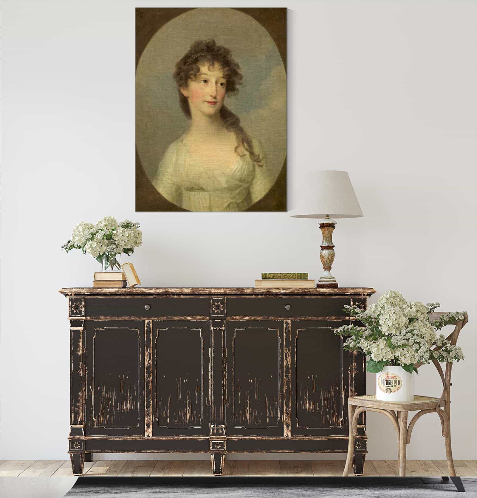 Possibly Franciska Krasinska Duchess Of Courland by Angelica Kauffmann