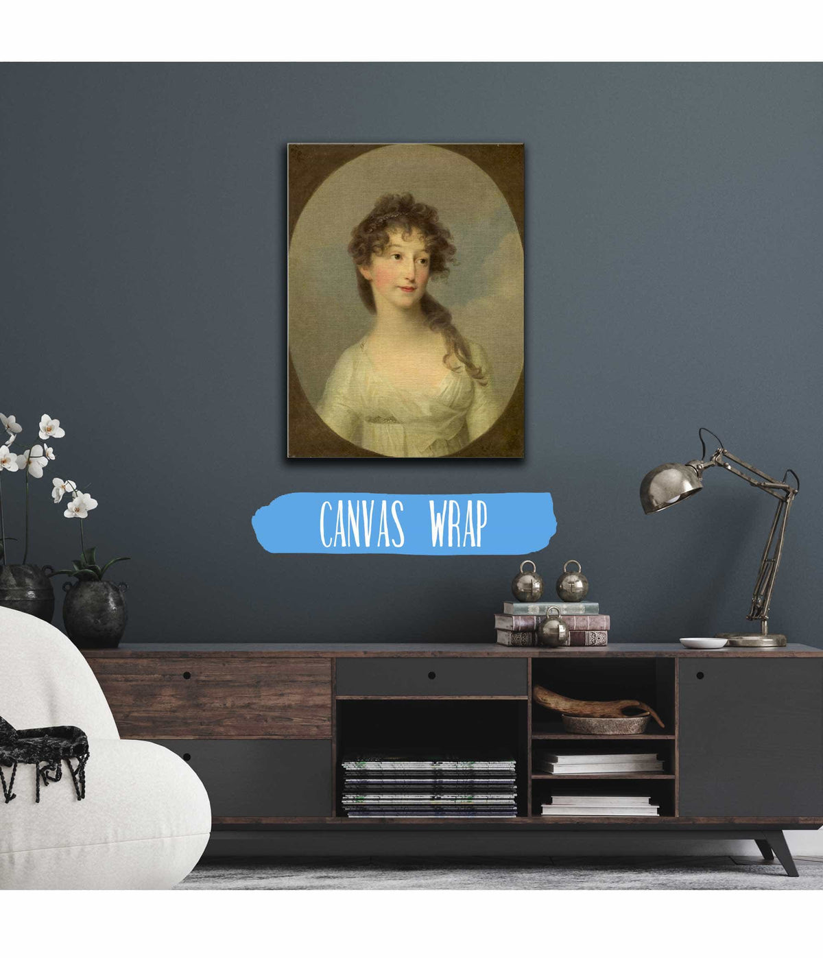 Possibly Franciska Krasinska Duchess Of Courland by Angelica Kauffmann