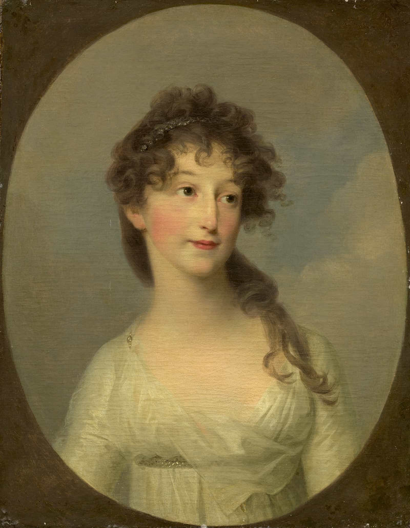Possibly Franciska Krasinska Duchess Of Courland by Angelica Kauffmann