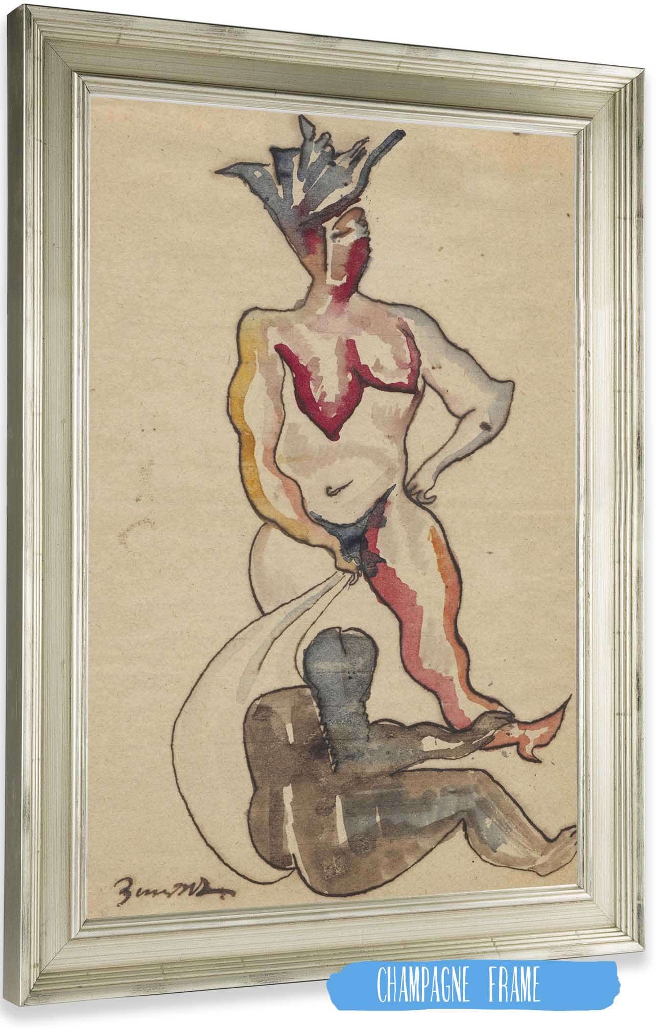 18" x 24" / Canvas Wrap Figural Composition by Zygmunt Waliszewski Posters, Prints, & Visual Artwork