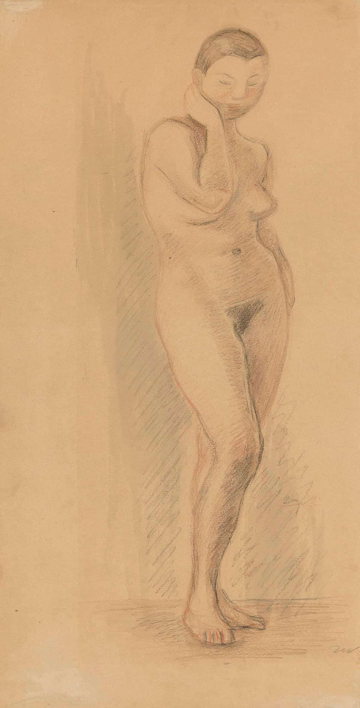 18" x 24" / Canvas Wrap Standing Nude Iv by Zygmunt Waliszewski Posters, Prints, & Visual Artwork